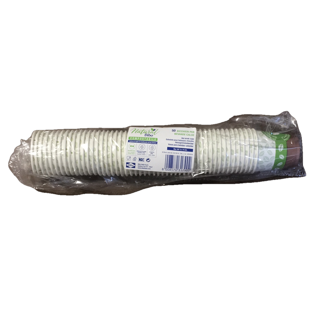 BICCHIERE CARTA BIO 100ML PZ50 BIBO