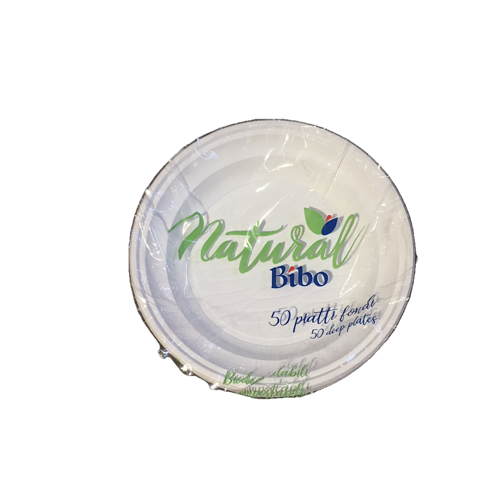 BIBO PIATTI FONDI B.CHI BIOPL. 50 PZ.