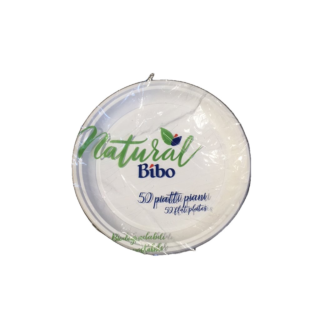 BIBO PIATTI PIANI B.CHI BIOPL. 50 PZ.