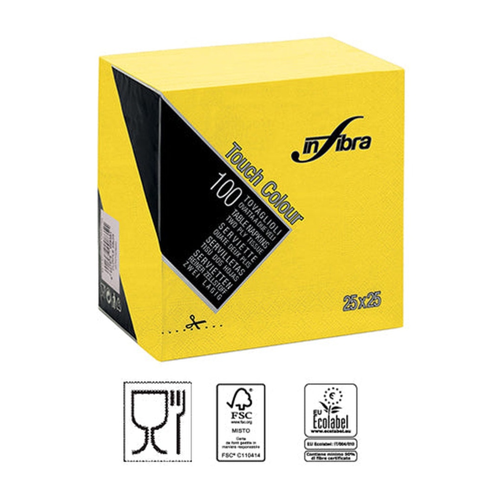 TOVAG. 25X25  2V GIALLO PZ. 100 TOU