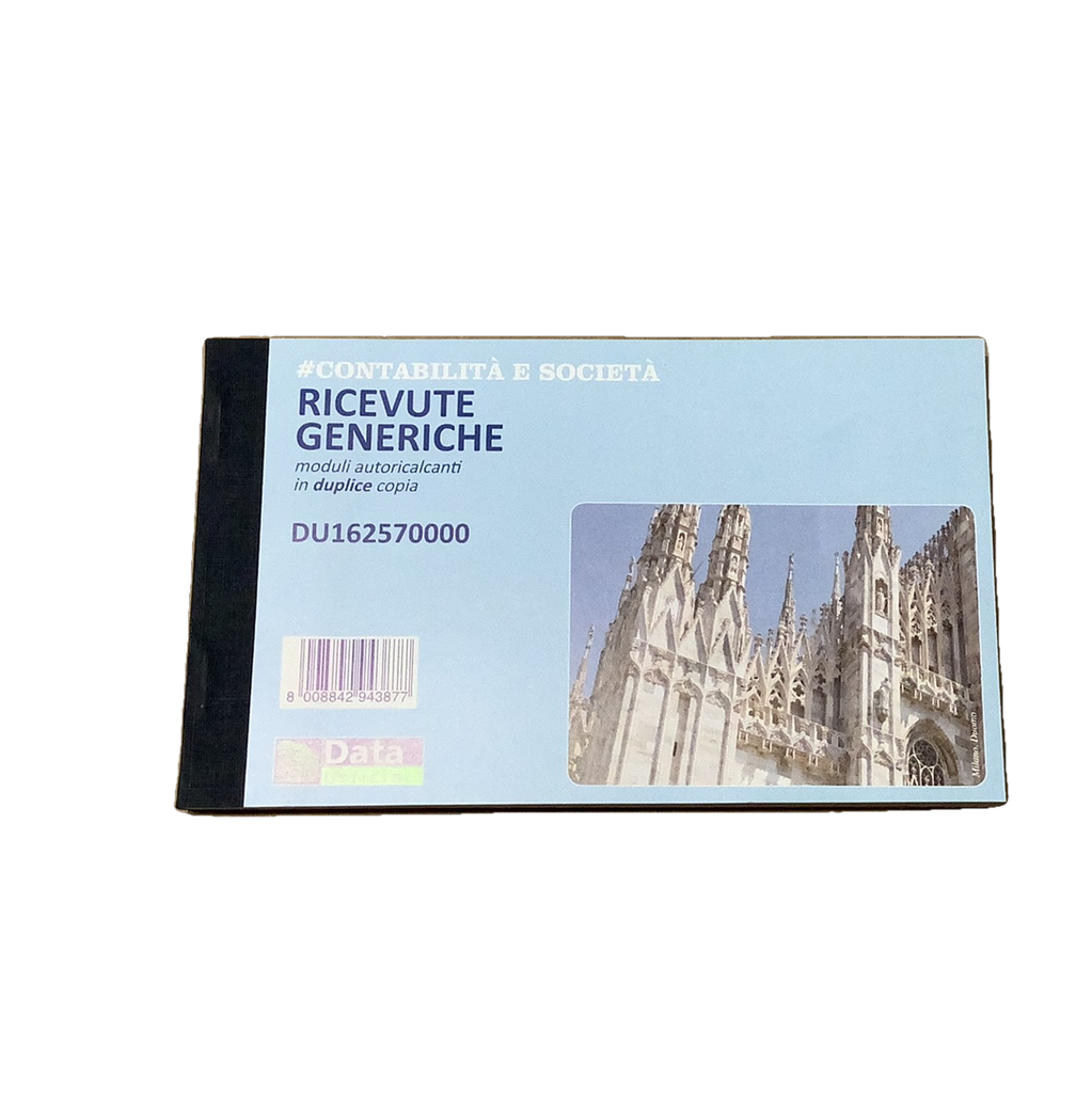 BLOCK RICEVUTE 2C COD. DU16257