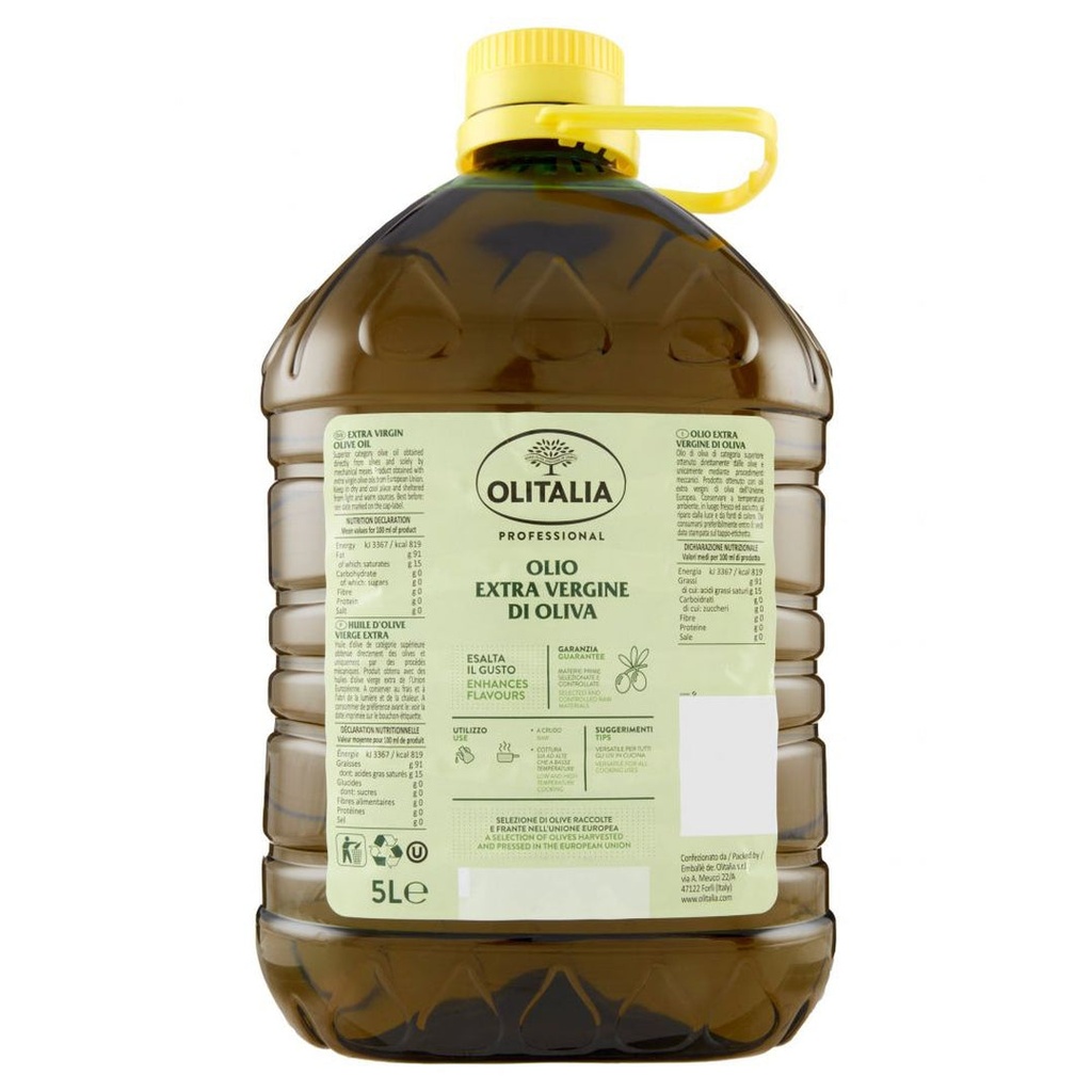 OLIO EXTRAVERGINE PET 5 LT OLITALIA