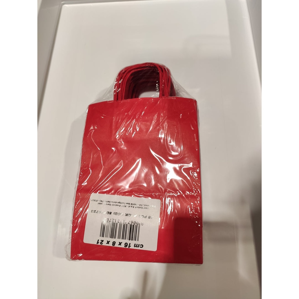 SHOPPERS SDF16 16X21 ROSSO PZ.25