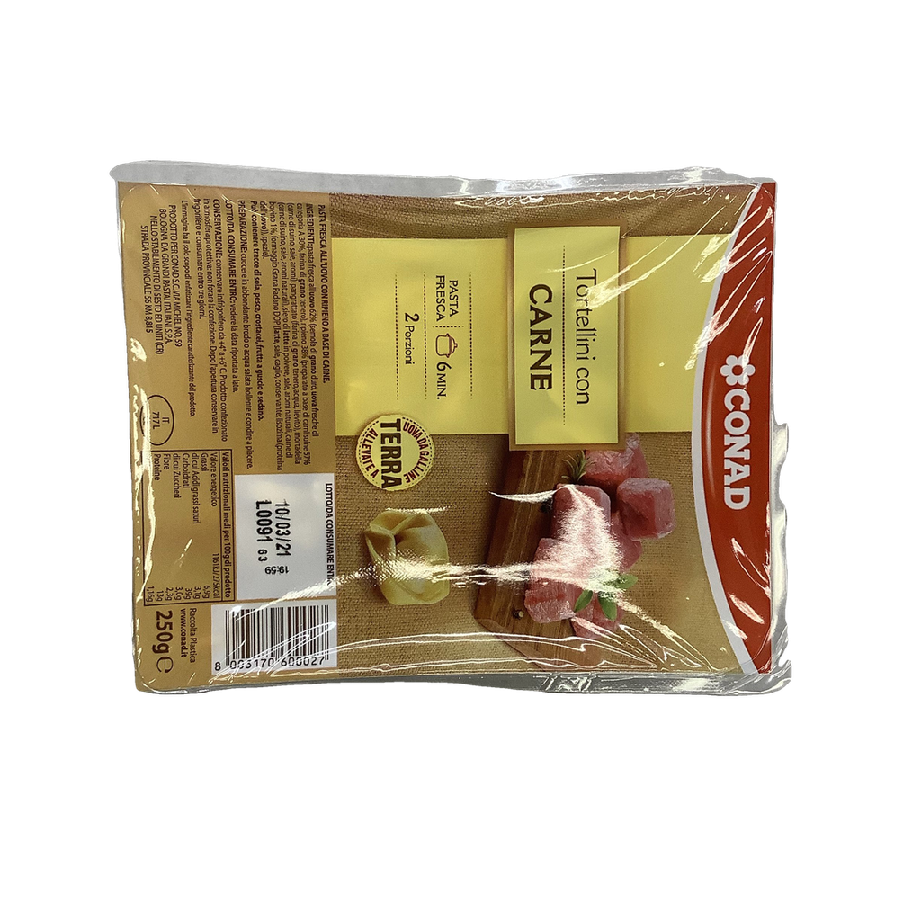 CONAD TORTELLINI CARNE*      GR.250