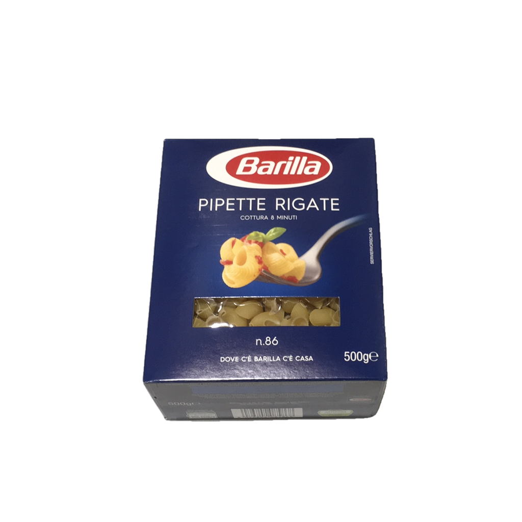BARILLA PIPETTE RIGATE     86 GR500
