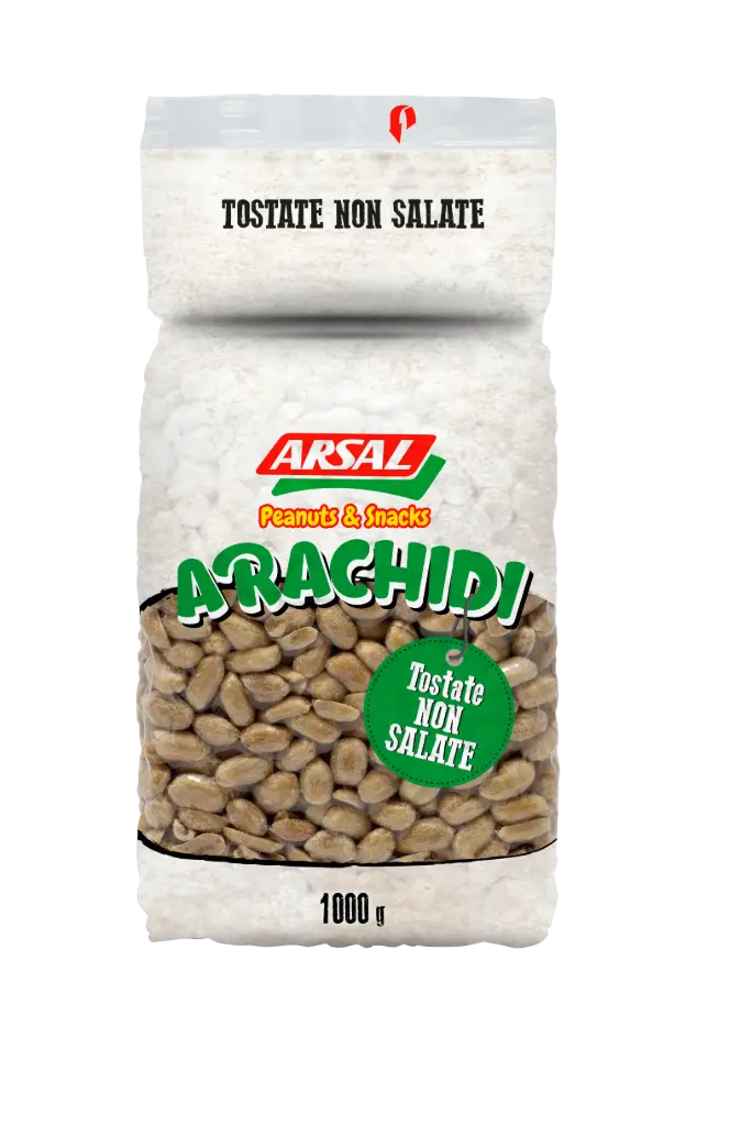 [PS0002] ARACHIDI TOSTATE SENZA SALE KG.1 ARSAL