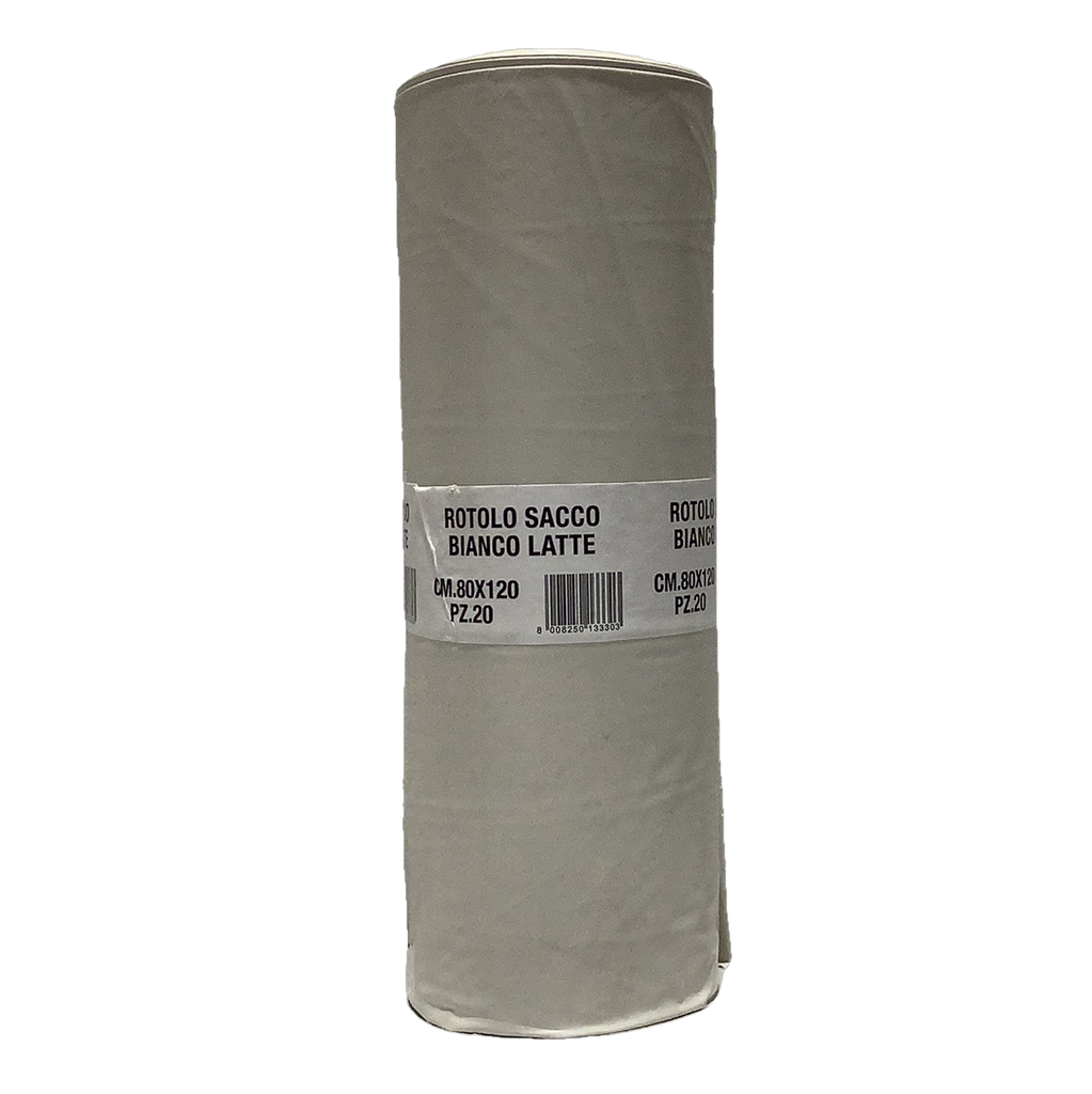 SACCO RIFIUTI BIANCO 80X120 PZ.20