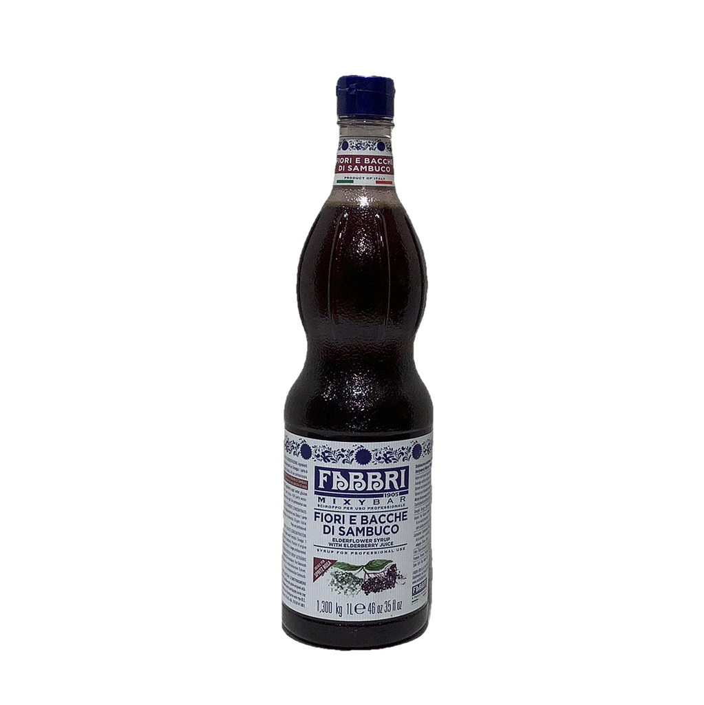 FABBRI SCIROPPO FIORI E BACCHE DI SAMBUCO PET 1000 ml
