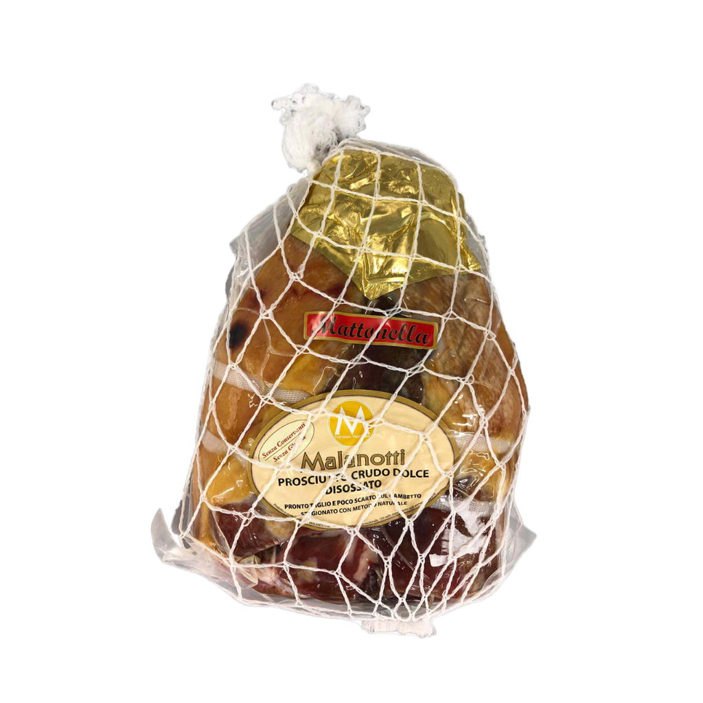 PROSCIUTTO CRUDO DOLCE S/O. AL KG.