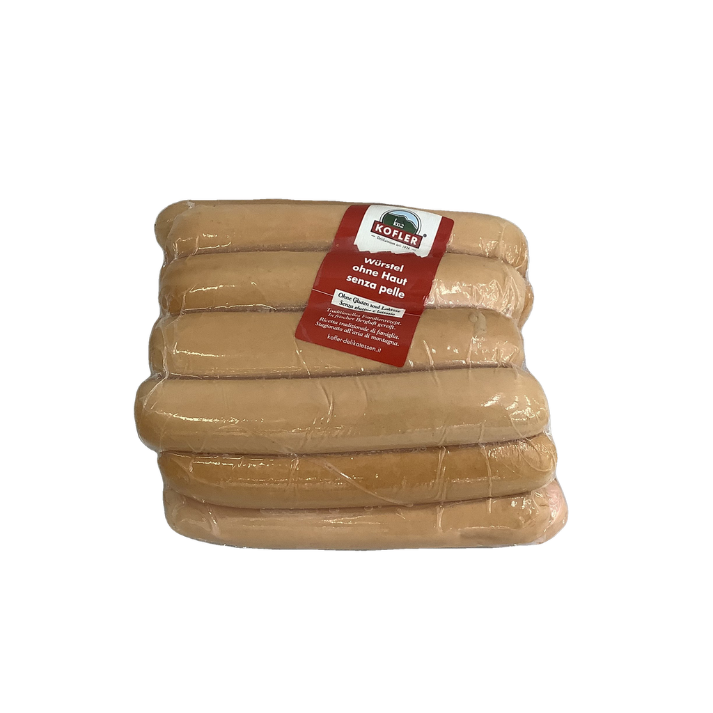 [SM0062] WURSTEL TRENTINO AL KG. 10 PZ S.PELLE