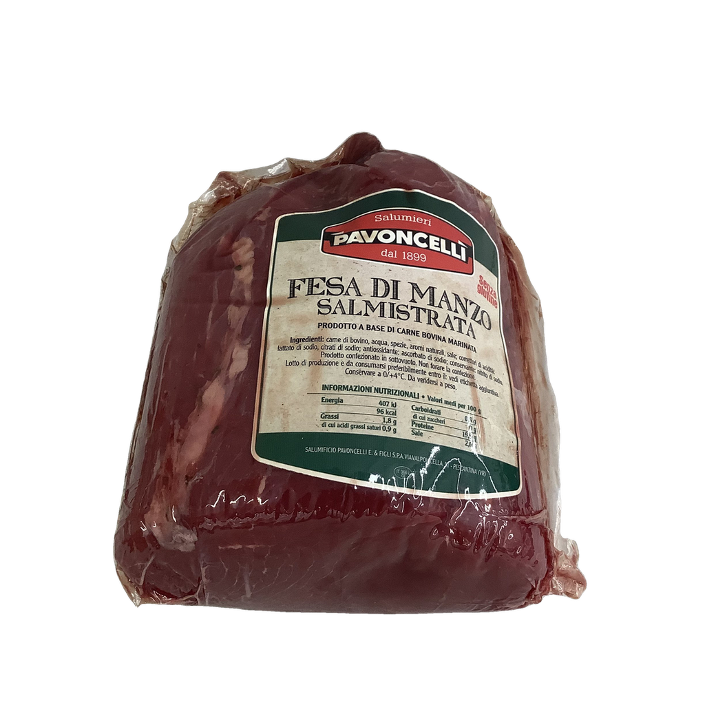 [SM0066] FESA DI MANZO SALMISTRATA AL KG.