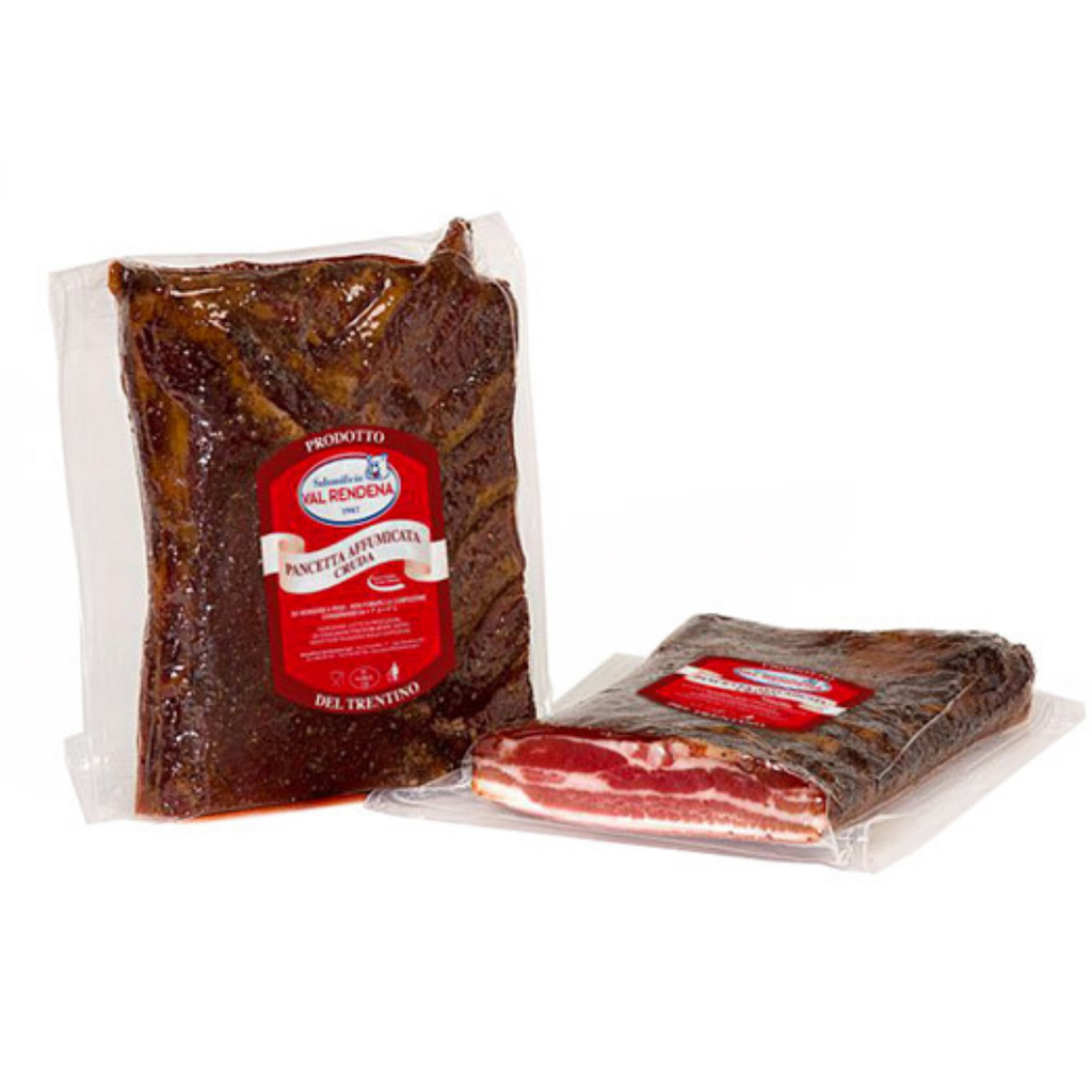 [SM0080] PANCETTA AFFUMICATA CRUDA 1/2 S/V AL KG.