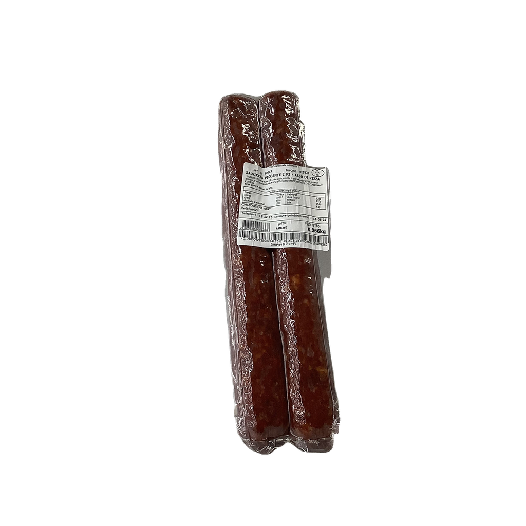 [SM0127] SALSICCIA PICCANTE ROBAT S/GLUT. AL KG.