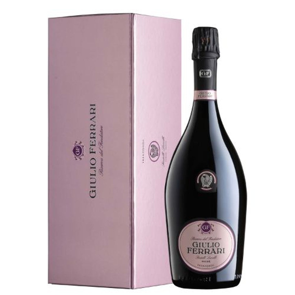 SPUM.GIULIO FERRARI ROSE' COFANETTO 0,75