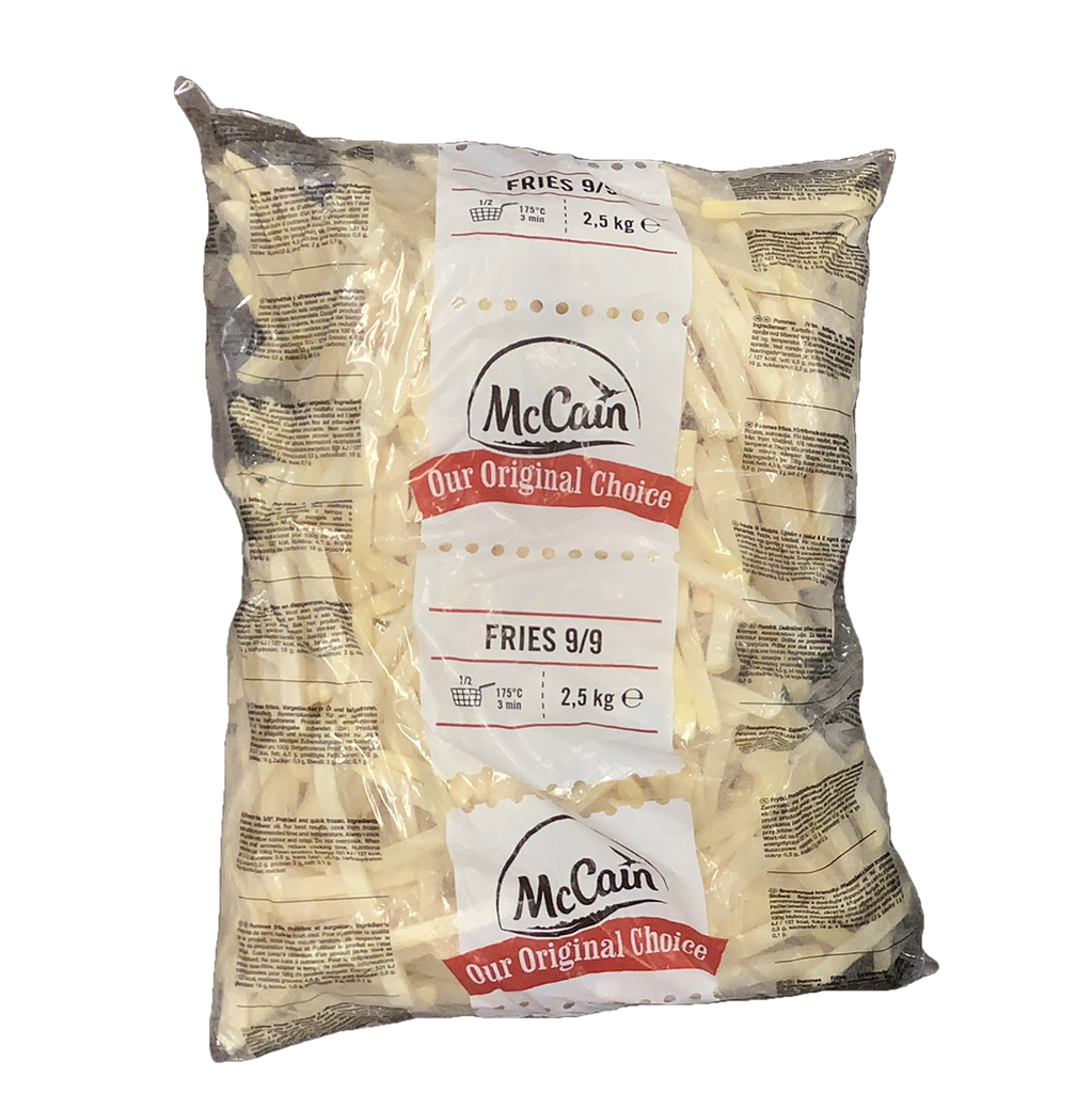 MC CAIN PATATE  9X9MM KG.2.5