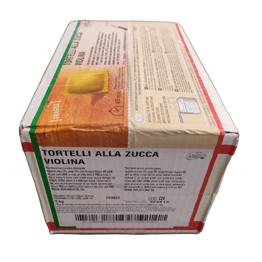 TORTELLI ALLA ZUCCA   KG. 3